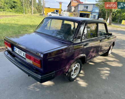Фиолетовый ВАЗ 2107, объемом двигателя 1.46 л и пробегом 43 тыс. км за 850 $, фото 5 на Automoto.ua