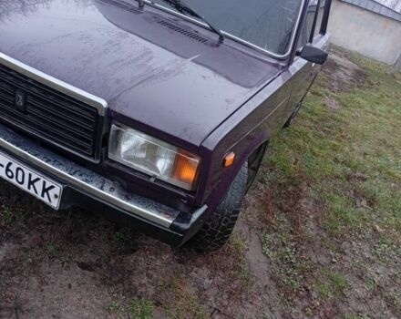 Фиолетовый ВАЗ 2107, объемом двигателя 1.5 л и пробегом 123 тыс. км за 750 $, фото 8 на Automoto.ua