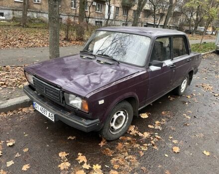 Фиолетовый ВАЗ 2107, объемом двигателя 1.5 л и пробегом 60 тыс. км за 599 $, фото 1 на Automoto.ua