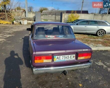 Фіолетовий ВАЗ 2107, об'ємом двигуна 1.45 л та пробігом 160 тис. км за 1000 $, фото 4 на Automoto.ua