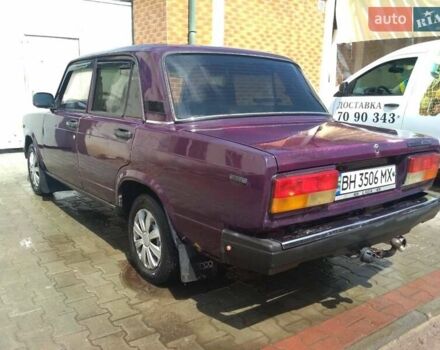Фиолетовый ВАЗ 2107, объемом двигателя 1.5 л и пробегом 50 тыс. км за 1350 $, фото 2 на Automoto.ua