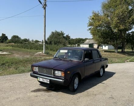 Фиолетовый ВАЗ 2107, объемом двигателя 1.5 л и пробегом 90 тыс. км за 550 $, фото 6 на Automoto.ua