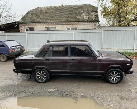 Фиолетовый ВАЗ 2107, объемом двигателя 1.5 л и пробегом 3 тыс. км за 1600 $, фото 4 на Automoto.ua