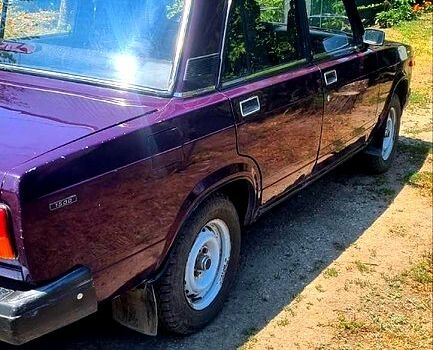 Фіолетовий ВАЗ 2107, об'ємом двигуна 1.5 л та пробігом 98 тис. км за 1470 $, фото 1 на Automoto.ua