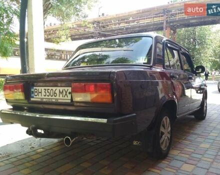 Фиолетовый ВАЗ 2107, объемом двигателя 1.5 л и пробегом 50 тыс. км за 1350 $, фото 5 на Automoto.ua