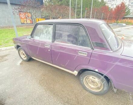 Фиолетовый ВАЗ 2107, объемом двигателя 1.45 л и пробегом 100 тыс. км за 800 $, фото 3 на Automoto.ua