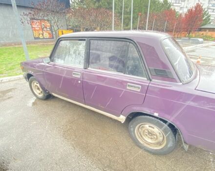 Фиолетовый ВАЗ 2107, объемом двигателя 1.5 л и пробегом 100 тыс. км за 800 $, фото 3 на Automoto.ua