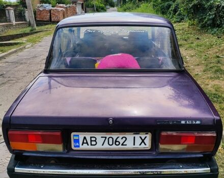 Фіолетовий ВАЗ 2107, об'ємом двигуна 1.5 л та пробігом 300 тис. км за 800 $, фото 4 на Automoto.ua