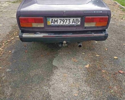 Фиолетовый ВАЗ 2107, объемом двигателя 1.6 л и пробегом 102 тыс. км за 1300 $, фото 3 на Automoto.ua