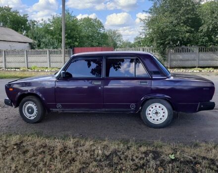 Фиолетовый ВАЗ 2107, объемом двигателя 1.5 л и пробегом 85 тыс. км за 1200 $, фото 1 на Automoto.ua