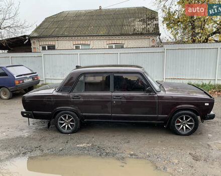 Фиолетовый ВАЗ 2107, объемом двигателя 1.45 л и пробегом 150 тыс. км за 1600 $, фото 1 на Automoto.ua