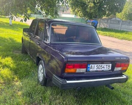 Фиолетовый ВАЗ 2107, объемом двигателя 1.45 л и пробегом 60 тыс. км за 1200 $, фото 2 на Automoto.ua
