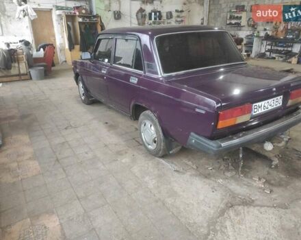 Фиолетовый ВАЗ 2107, объемом двигателя 1.57 л и пробегом 97 тыс. км за 1550 $, фото 3 на Automoto.ua