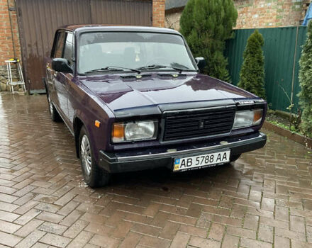 Фіолетовий ВАЗ 2107, об'ємом двигуна 1.45 л та пробігом 85 тис. км за 1200 $, фото 11 на Automoto.ua