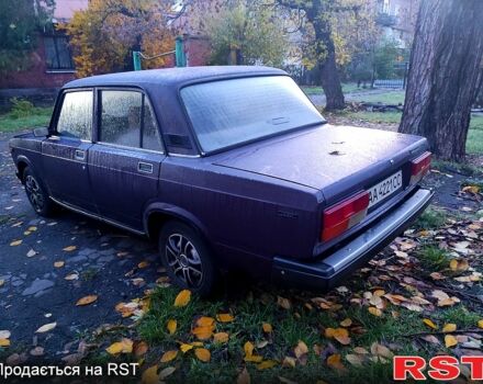 Фиолетовый ВАЗ 2107, объемом двигателя 1.5 л и пробегом 140 тыс. км за 600 $, фото 2 на Automoto.ua