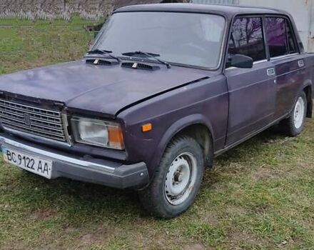 Фиолетовый ВАЗ 2107, объемом двигателя 1.5 л и пробегом 53 тыс. км за 600 $, фото 3 на Automoto.ua