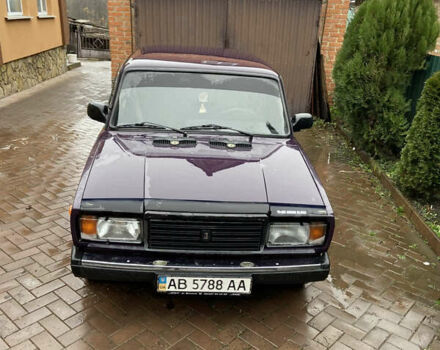 Фіолетовий ВАЗ 2107, об'ємом двигуна 1.45 л та пробігом 85 тис. км за 1200 $, фото 4 на Automoto.ua