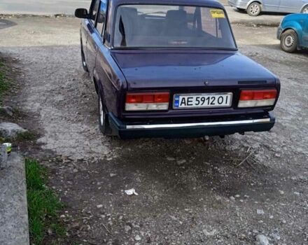 Фиолетовый ВАЗ 2107, объемом двигателя 1.5 л и пробегом 100 тыс. км за 1300 $, фото 1 на Automoto.ua