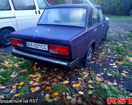 Фиолетовый ВАЗ 2107, объемом двигателя 1.5 л и пробегом 140 тыс. км за 600 $, фото 3 на Automoto.ua