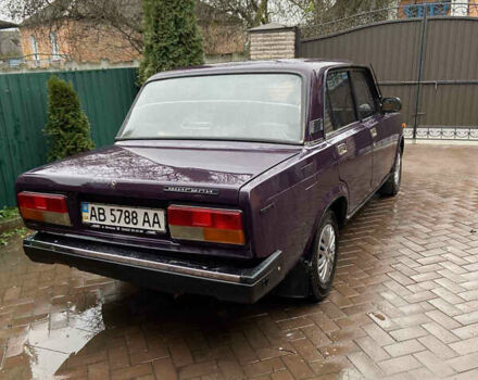 Фіолетовий ВАЗ 2107, об'ємом двигуна 1.45 л та пробігом 85 тис. км за 1200 $, фото 8 на Automoto.ua