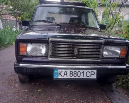 Фиолетовый ВАЗ 2107, объемом двигателя 1.5 л и пробегом 85 тыс. км за 714 $, фото 3 на Automoto.ua