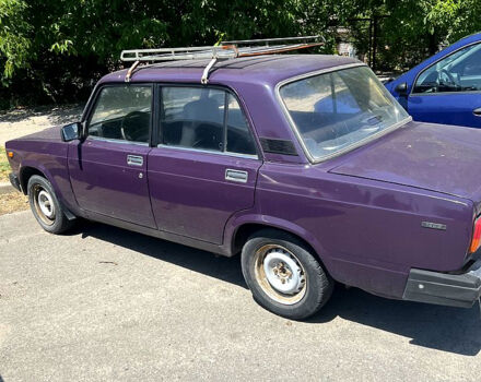 Фиолетовый ВАЗ 2107, объемом двигателя 1.5 л и пробегом 290 тыс. км за 1000 $, фото 1 на Automoto.ua