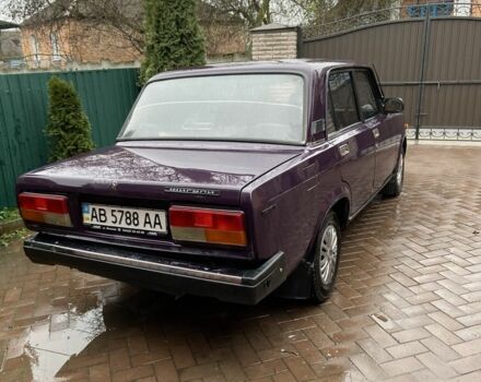 Фиолетовый ВАЗ 2107, объемом двигателя 1.5 л и пробегом 90 тыс. км за 1500 $, фото 5 на Automoto.ua