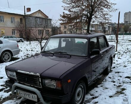 Фіолетовий ВАЗ 2107, об'ємом двигуна 1.5 л та пробігом 167 тис. км за 800 $, фото 1 на Automoto.ua