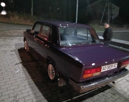 Фиолетовый ВАЗ 2107, объемом двигателя 3 л и пробегом 80 тыс. км за 750 $, фото 2 на Automoto.ua