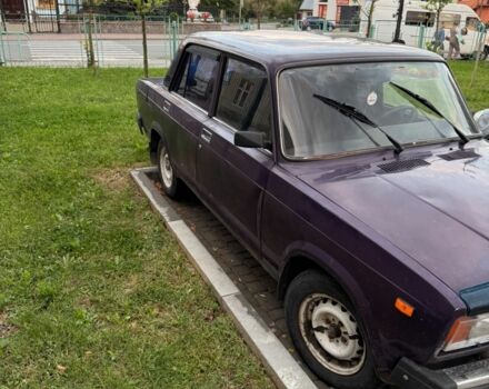 Фиолетовый ВАЗ 2107, объемом двигателя 1.5 л и пробегом 195 тыс. км за 600 $, фото 3 на Automoto.ua