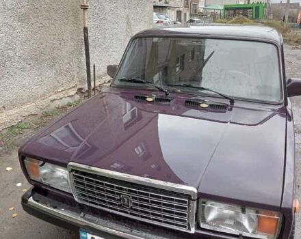 Фиолетовый ВАЗ 2107, объемом двигателя 1.5 л и пробегом 75 тыс. км за 1700 $, фото 9 на Automoto.ua