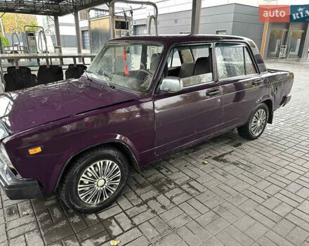 Фиолетовый ВАЗ 2107, объемом двигателя 1.45 л и пробегом 111 тыс. км за 550 $, фото 3 на Automoto.ua