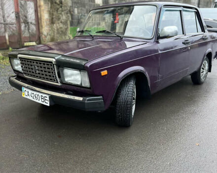 Фиолетовый ВАЗ 2107, объемом двигателя 1.5 л и пробегом 75 тыс. км за 1250 $, фото 1 на Automoto.ua