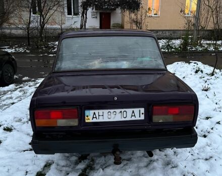 Фіолетовий ВАЗ 2107, об'ємом двигуна 1.5 л та пробігом 167 тис. км за 800 $, фото 3 на Automoto.ua