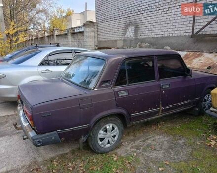 Фиолетовый ВАЗ 2107, объемом двигателя 1.5 л и пробегом 150 тыс. км за 700 $, фото 2 на Automoto.ua