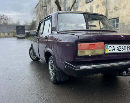 Фиолетовый ВАЗ 2107, объемом двигателя 1.5 л и пробегом 75 тыс. км за 1250 $, фото 2 на Automoto.ua