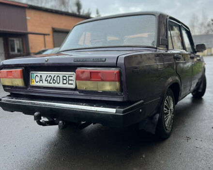 Фиолетовый ВАЗ 2107, объемом двигателя 1.5 л и пробегом 75 тыс. км за 1250 $, фото 5 на Automoto.ua