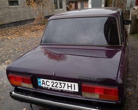 Фиолетовый ВАЗ 2107, объемом двигателя 1.5 л и пробегом 75 тыс. км за 1700 $, фото 2 на Automoto.ua