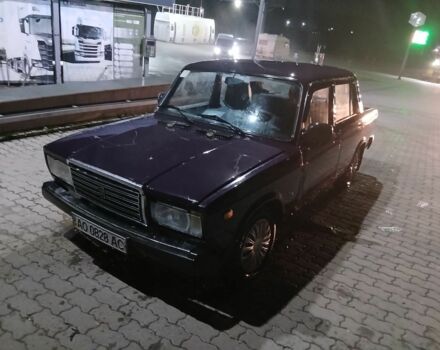 Фиолетовый ВАЗ 2107, объемом двигателя 3 л и пробегом 80 тыс. км за 750 $, фото 1 на Automoto.ua