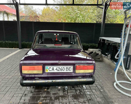 Фиолетовый ВАЗ 2107, объемом двигателя 1.45 л и пробегом 111 тыс. км за 550 $, фото 4 на Automoto.ua