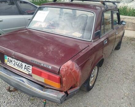 Фиолетовый ВАЗ 2107, объемом двигателя 1.6 л и пробегом 150 тыс. км за 1000 $, фото 1 на Automoto.ua