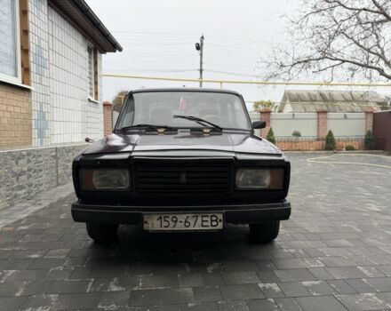 Фиолетовый ВАЗ 2107, объемом двигателя 1.5 л и пробегом 100 тыс. км за 750 $, фото 1 на Automoto.ua