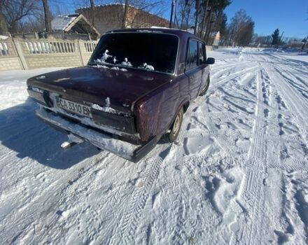 Фиолетовый ВАЗ 2107, объемом двигателя 1.6 л и пробегом 70 тыс. км за 750 $, фото 1 на Automoto.ua