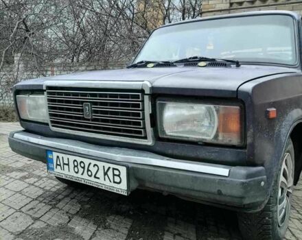 Фіолетовий ВАЗ 2107, об'ємом двигуна 1.5 л та пробігом 96 тис. км за 545 $, фото 1 на Automoto.ua