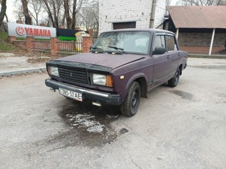 Фиолетовый ВАЗ 2107, объемом двигателя 1.5 л и пробегом 123 тыс. км за 600 $, фото 1 на Automoto.ua