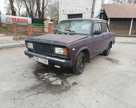 Фиолетовый ВАЗ 2107, объемом двигателя 1.5 л и пробегом 123 тыс. км за 600 $, фото 1 на Automoto.ua