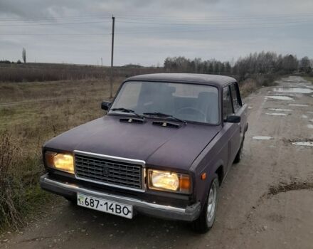 Фіолетовий ВАЗ 2107, об'ємом двигуна 3 л та пробігом 100 тис. км за 473 $, фото 1 на Automoto.ua