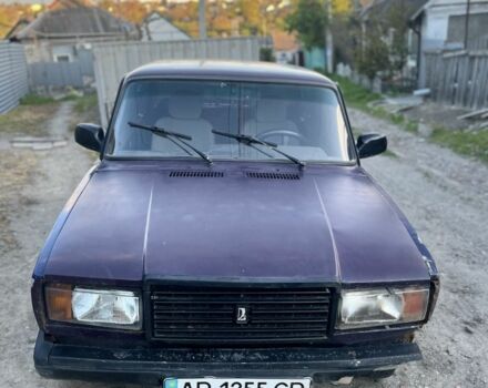 Фиолетовый ВАЗ 2107, объемом двигателя 1.5 л и пробегом 100 тыс. км за 400 $, фото 1 на Automoto.ua