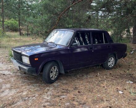 Фиолетовый ВАЗ 2107, объемом двигателя 1.5 л и пробегом 170 тыс. км за 700 $, фото 1 на Automoto.ua