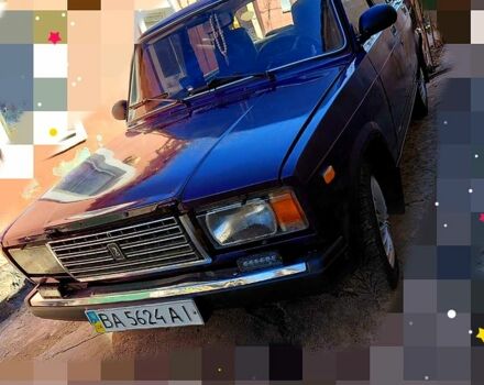 Фиолетовый ВАЗ 2107, объемом двигателя 1.5 л и пробегом 186 тыс. км за 750 $, фото 1 на Automoto.ua